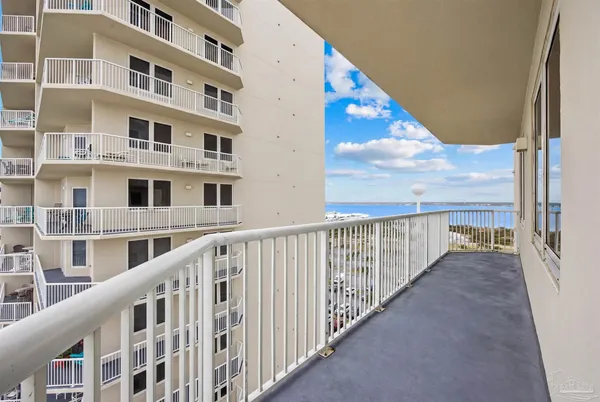a view of a roof deck