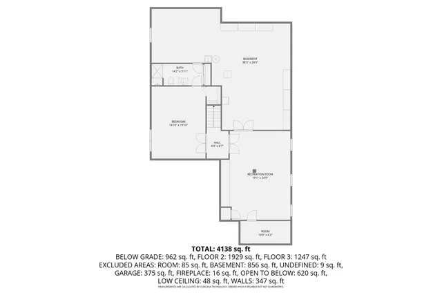 a black and white photo of a room