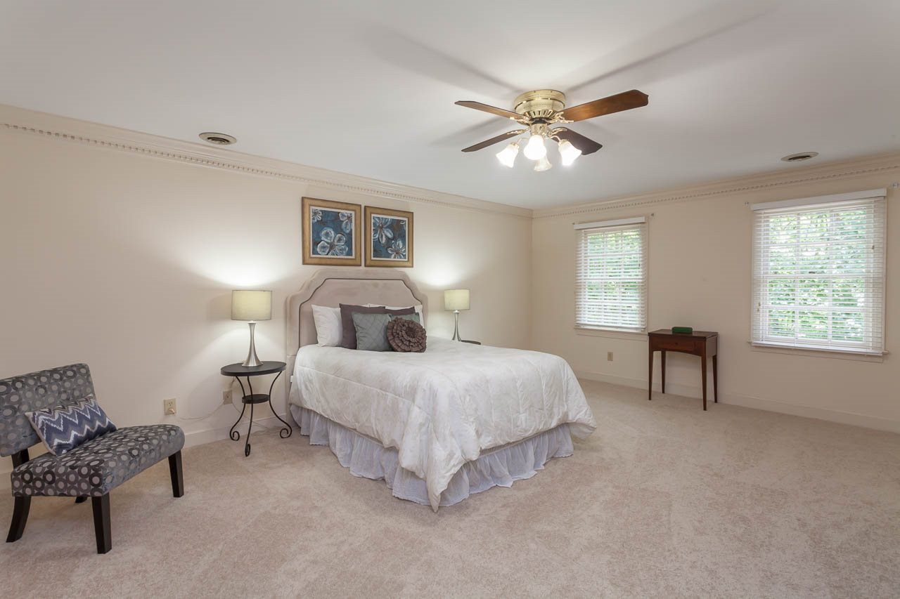 2901 Patrie Place Raleigh, NC 27613 - Photo 13 of 25 Huge master bedroom has dentil crown molding. Master Bedroom