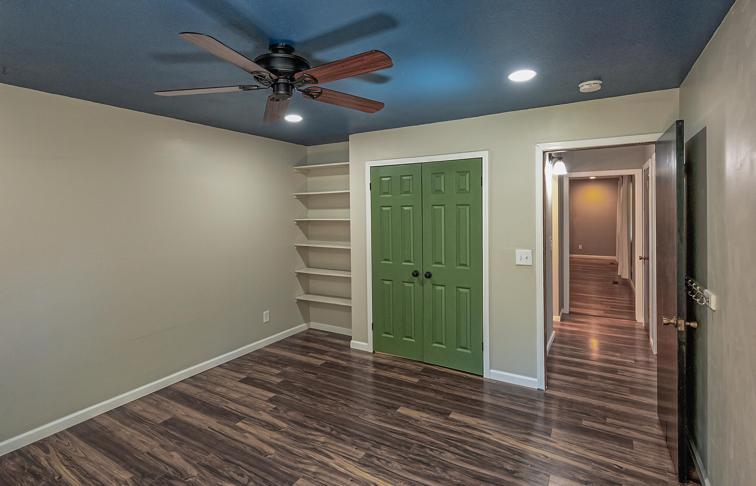 1765 Goose Ranch Road Lewiston, CA 96052 - Photo 36 of 83 wooden floor in an empty room