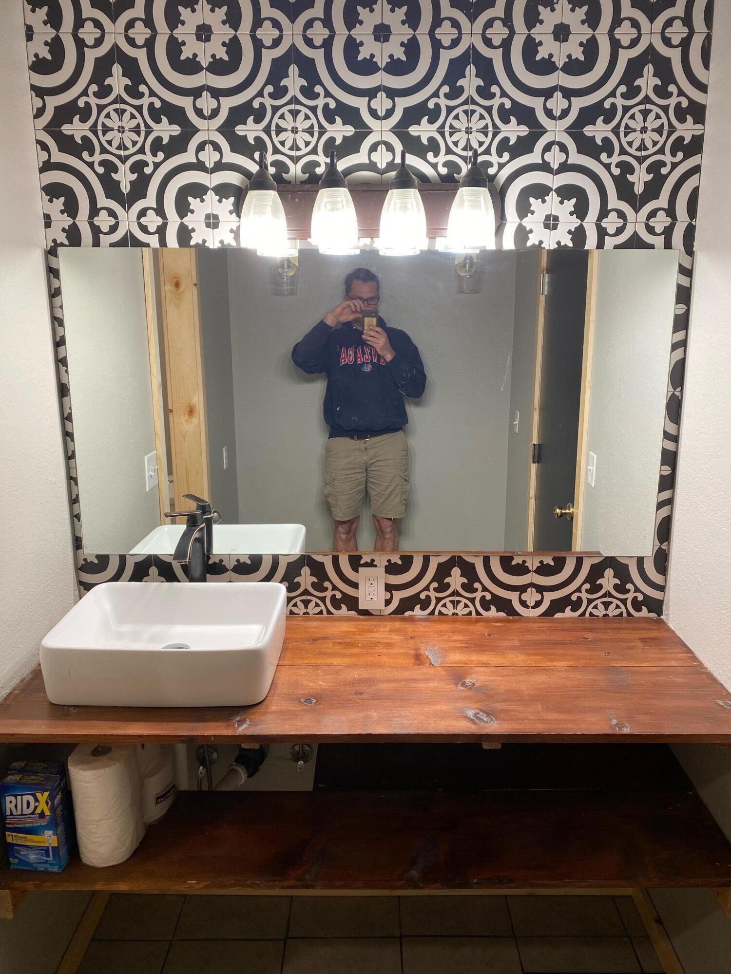1765 Goose Ranch Road Lewiston, CA 96052 - Photo 63 of 83 a view of bathroom with a sink and mirror