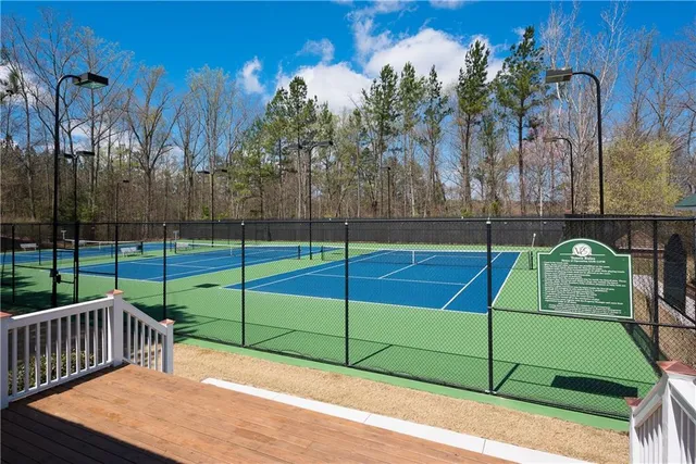 a view of a tennis court
