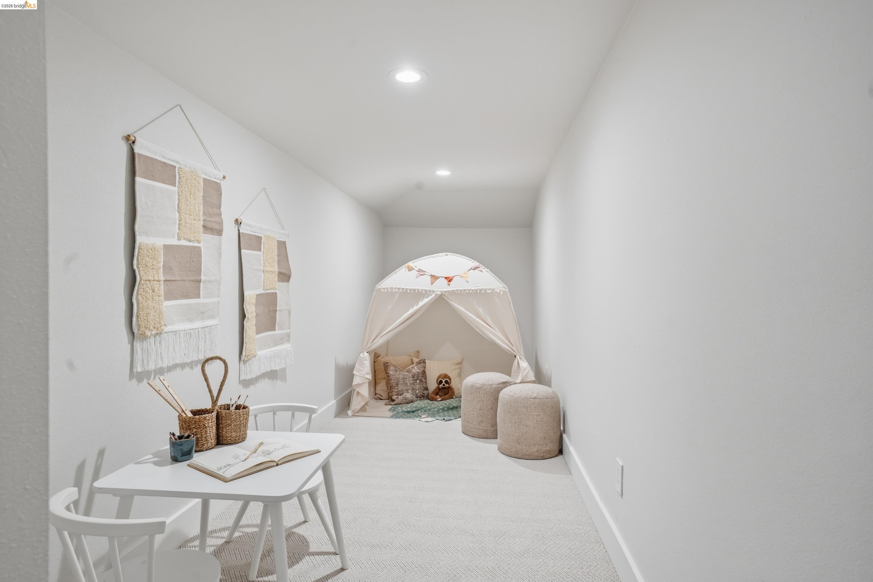 4120 Happy Valley Road Lafayette, CA 94549 - Photo 20 of 33 Recessed lighting illuminates this versatile space featuring light-toned carpeting and neutral wall colors