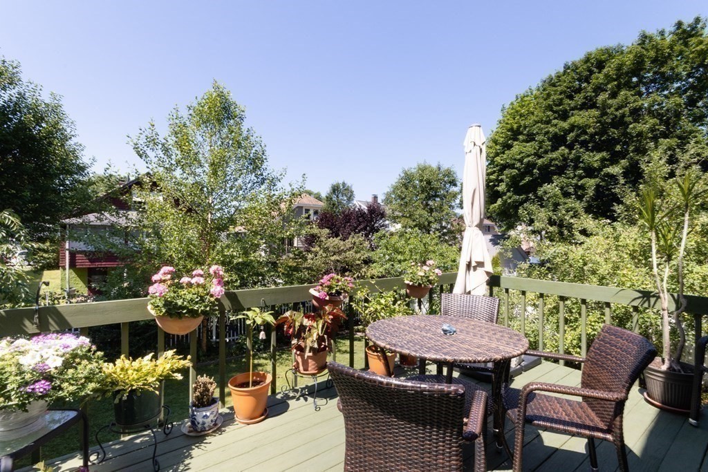 16 Libbey Street Boston, MA 02132 - Photo 34 of 41 a view of a chairs and table in the patio