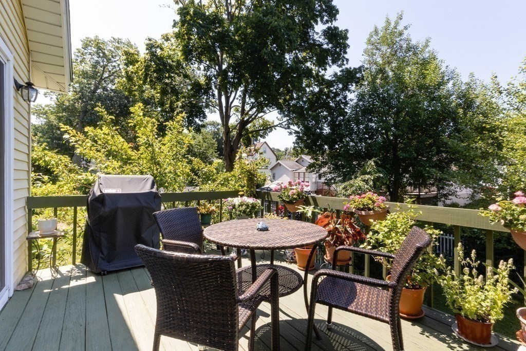 16 Libbey Street Boston, MA 02132 - Photo 35 of 41 a view of a chairs and table in the balcony