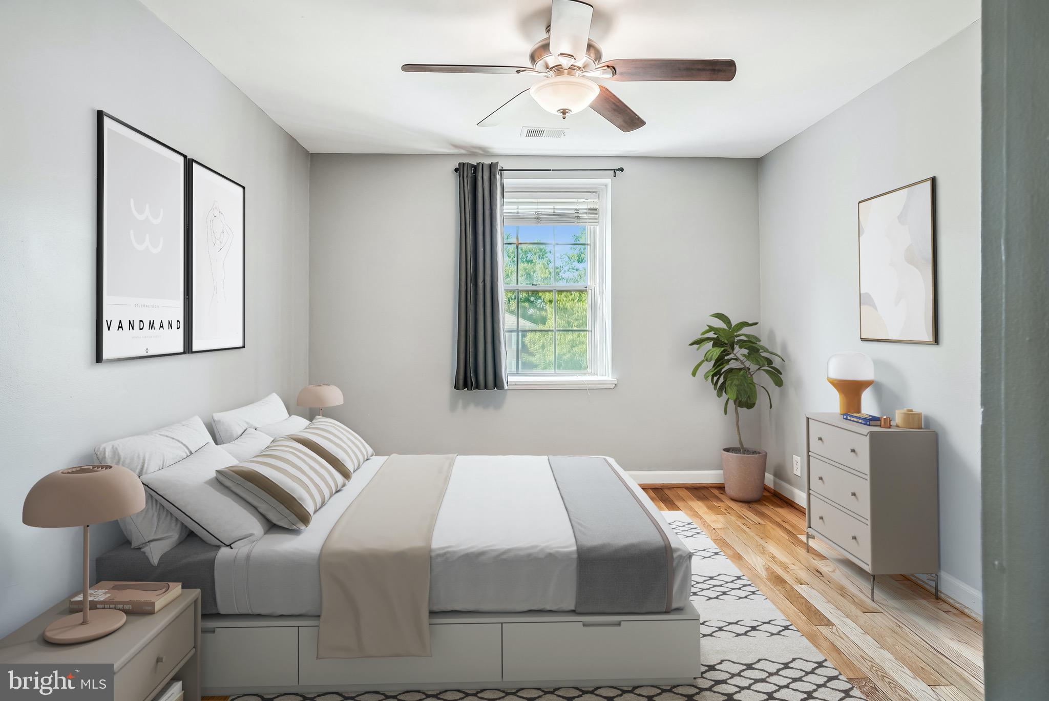 4860 28th Street South, Unit C2 Arlington, VA 22206 - Photo 13 of 34 Primary bedroom - virtually staged