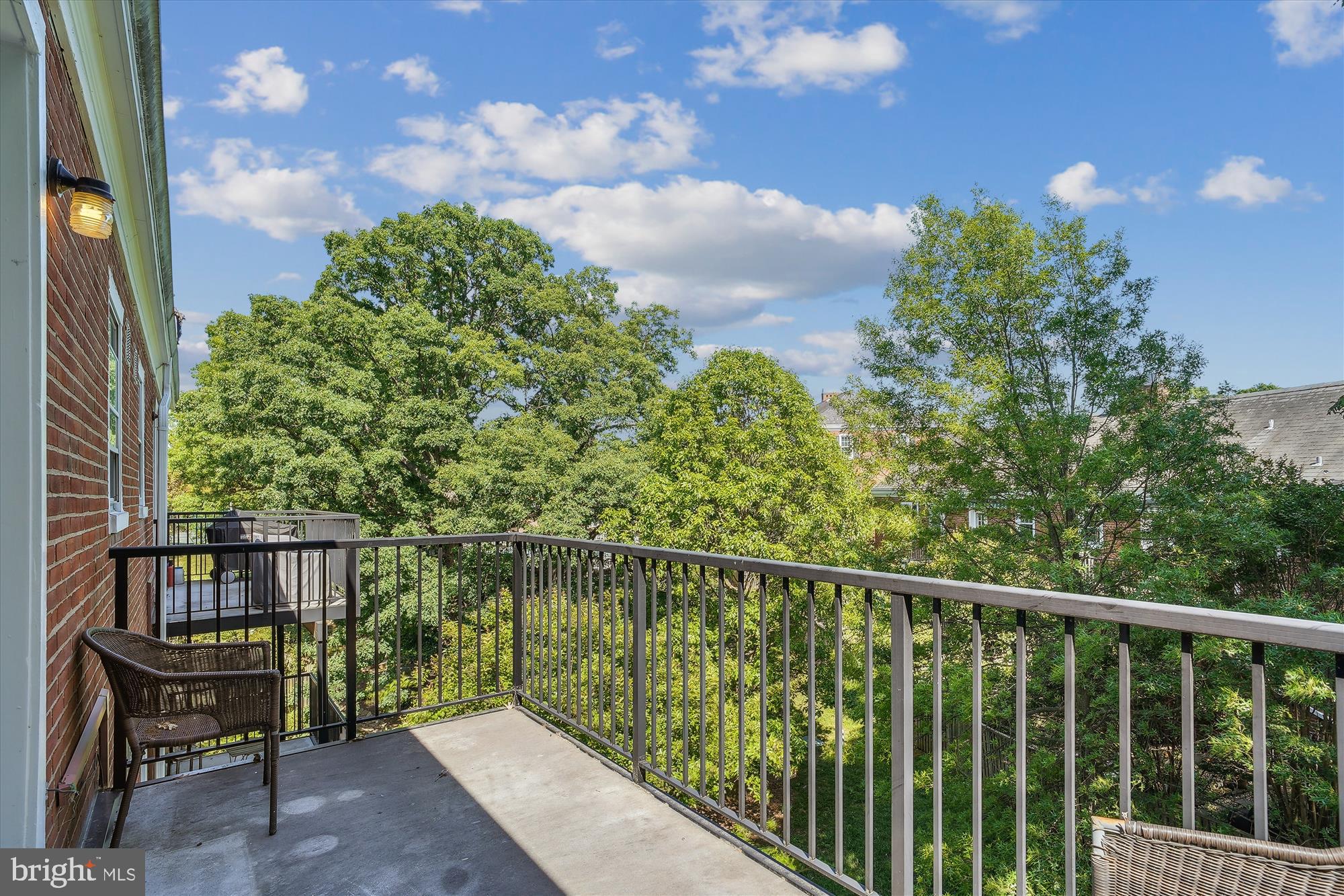 4860 28th Street South, Unit C2 Arlington, VA 22206 - Photo 8 of 34 Private balcony with view of lush green space