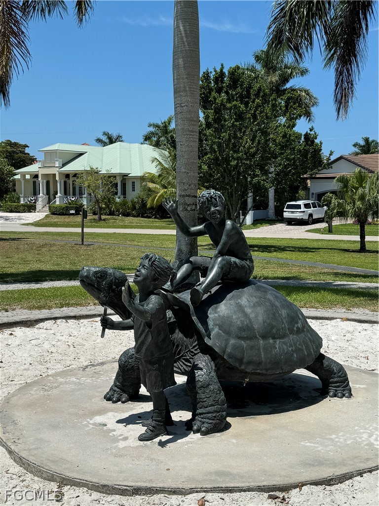 1740 Ludlow Road Marco Island, FL 34145 - Photo 47 of 47 a view of a porch with a yard