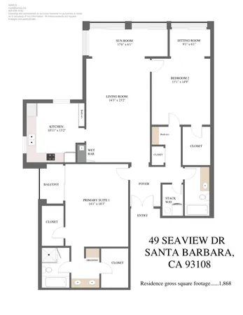 $2,875,000 | 49 Seaview Drive, Montecito, CA 93108