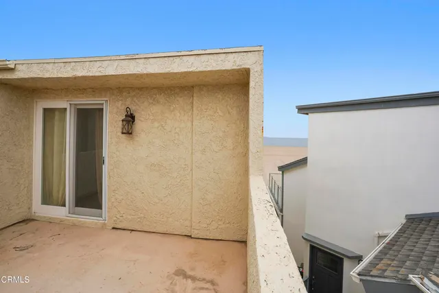 a view of an front door