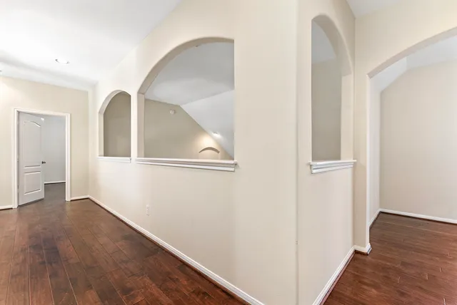 a view of a porch with a tv