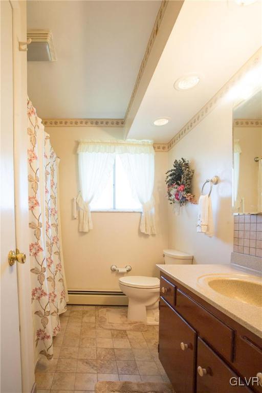 222 Cherry Hill Road Nazareth, PA 18064 - Photo 8 of 31 a bathroom with a sink toilet and shower