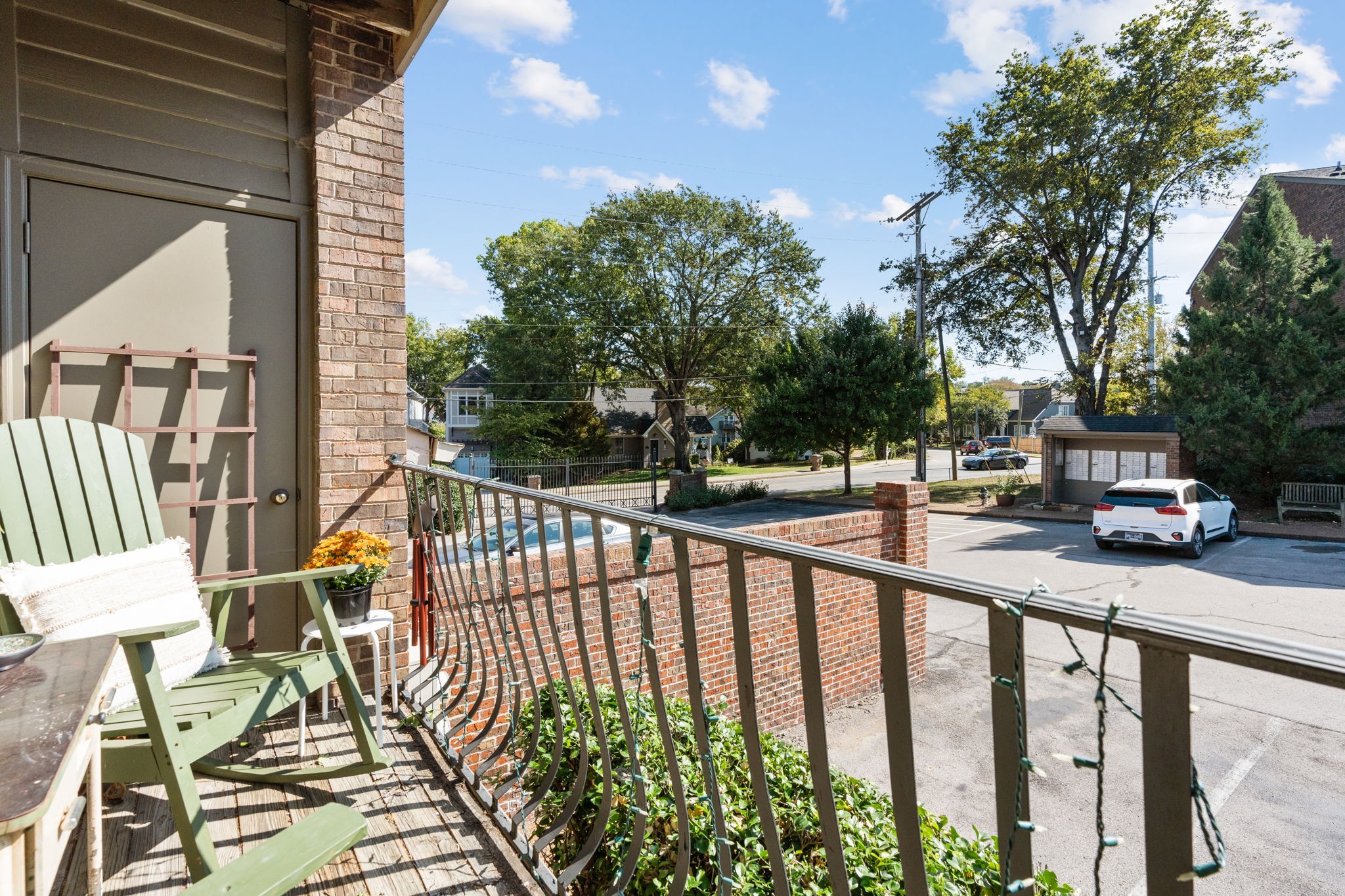 414 Sloan Road Nashville, TN 37209 - Photo 15 of 16 a view of a balcony with car parked