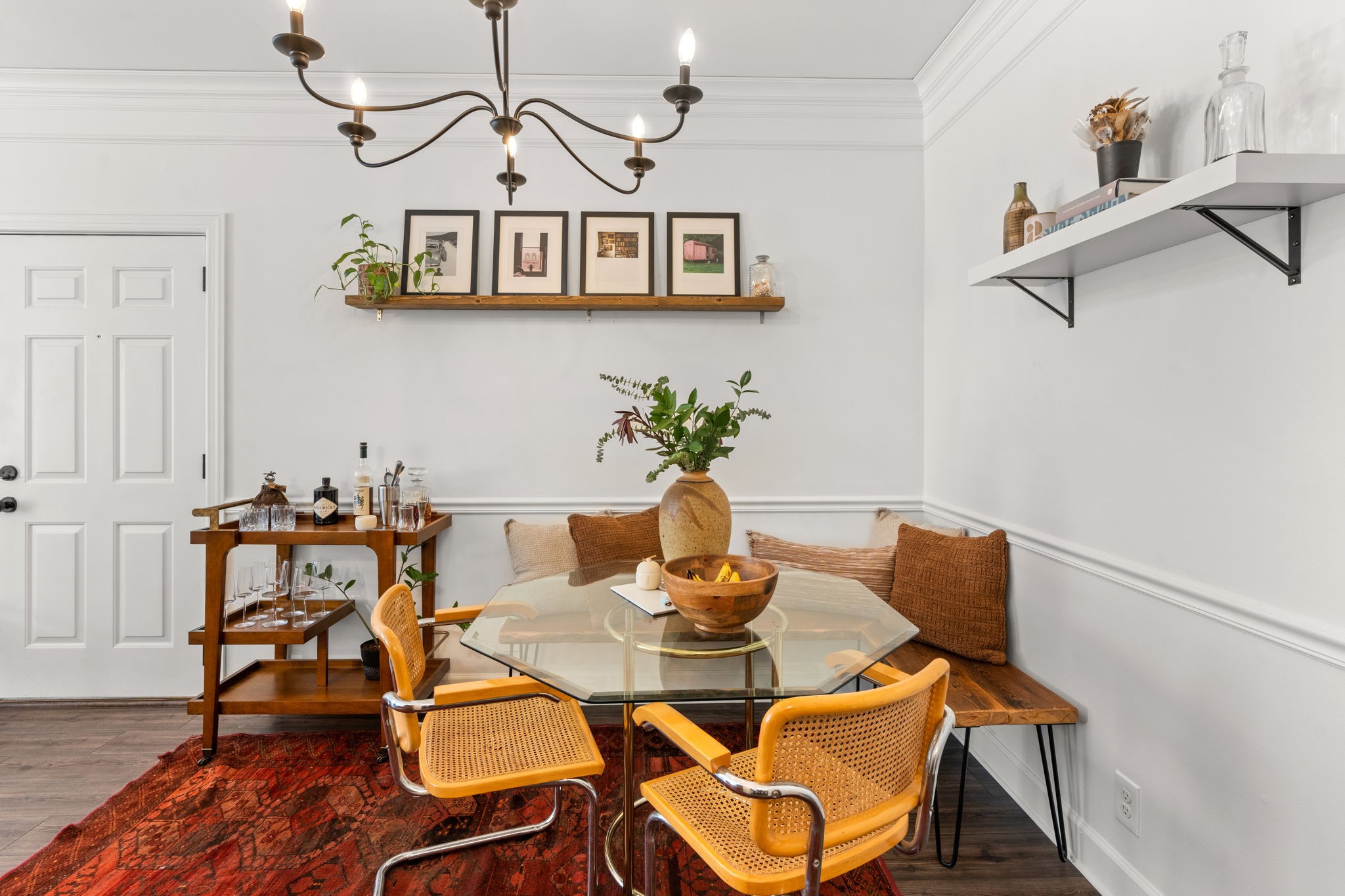 414 Sloan Road Nashville, TN 37209 - Photo 7 of 16 a view of a dining room with furniture and wooden floor