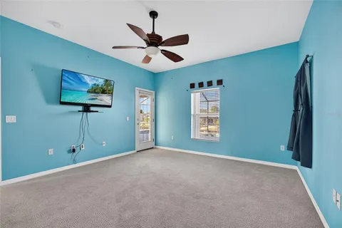 a view of empty room with windows