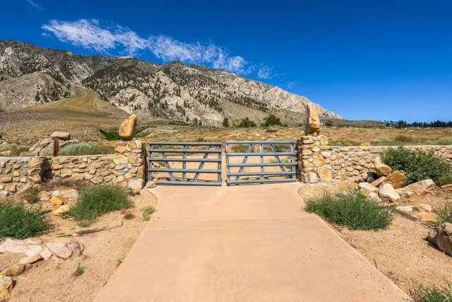 a view of a house with a mountain