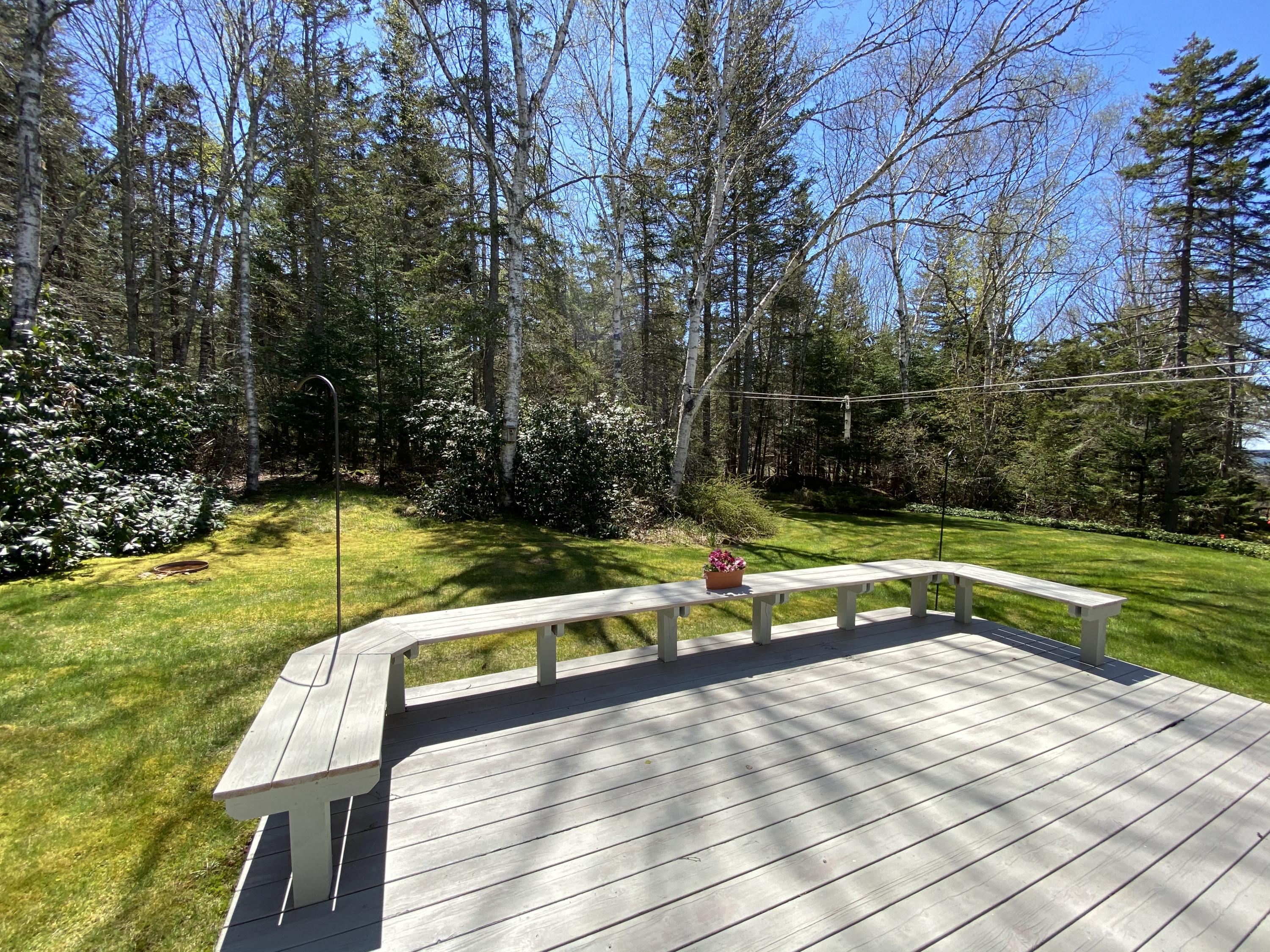 8 Ice House Cove Road Tenants Harbor, ME 04860 - Photo 20 of 82 Deck and Back Yard
