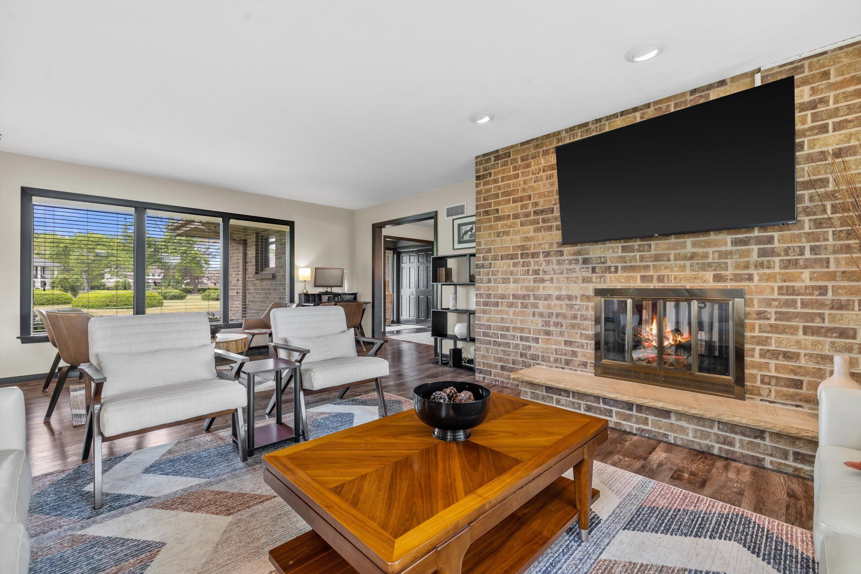 3 Shorewood Court Wind Point, WI 53402 - Photo 6 of 57 Brick Fireplace