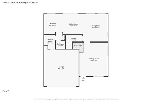 $2,150 | 1344 South 220th Drive, Buckeye, AZ 85326