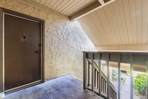 a view of front door