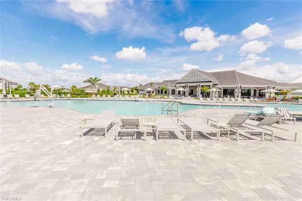 a outdoor view with a sitting space