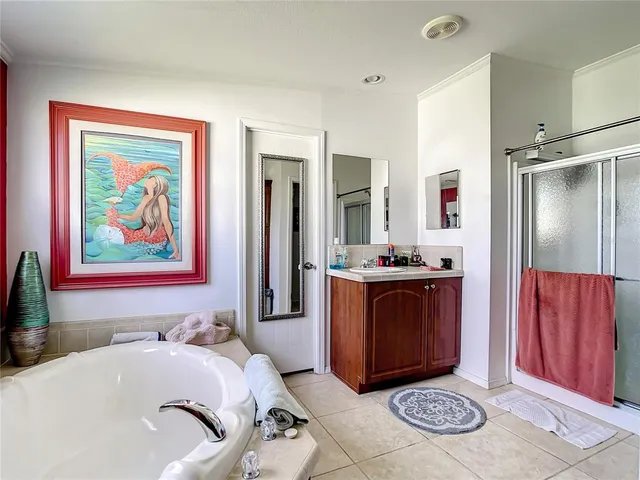 a living room with a couch and a table