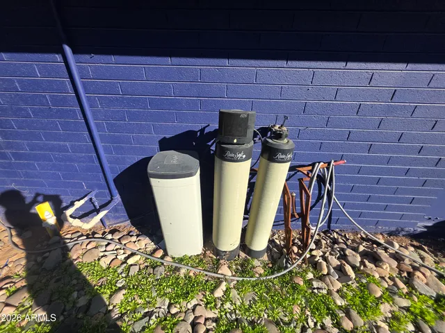 a close view of sink and mirror