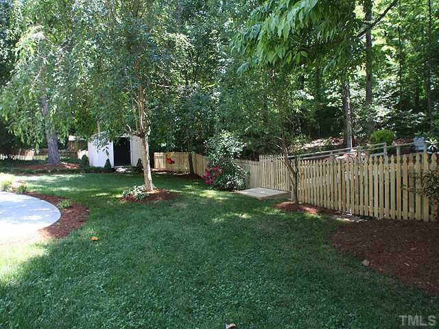 629 Macon Place Raleigh, NC 27609 - Photo 11 of 12 Brand new fence with awesome walk-way across the brook to more backyard. Other