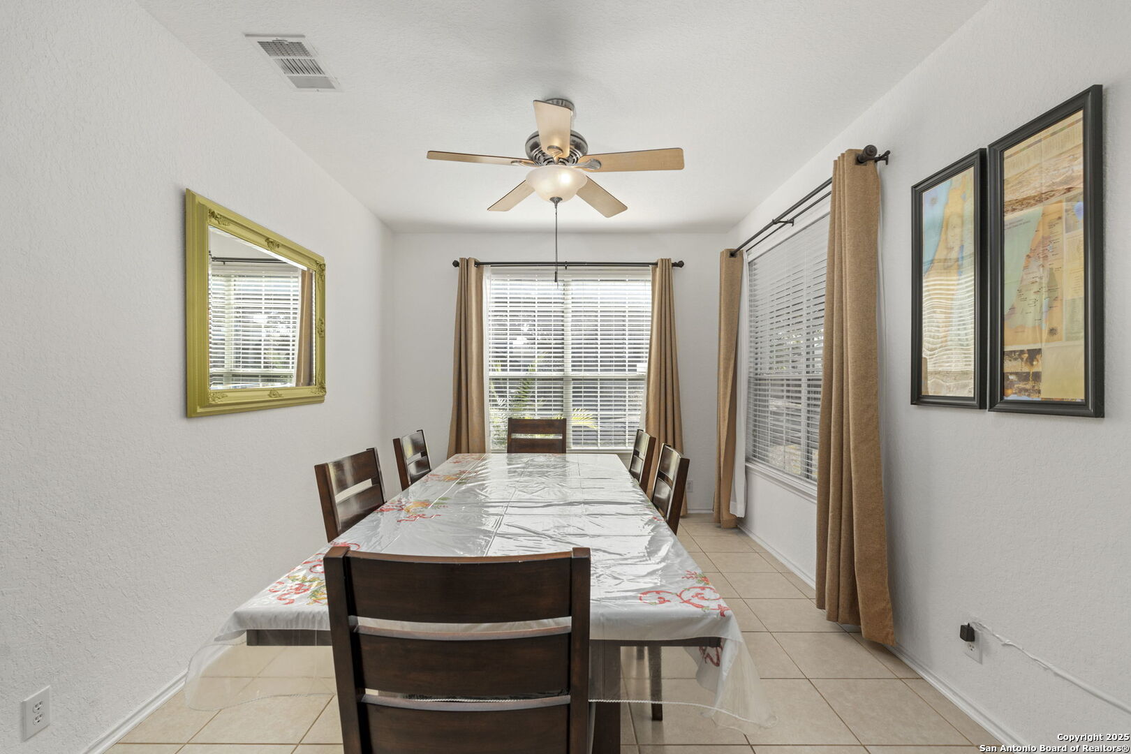 8947 Burnt Path Helotes, TX 78023 - Photo 16 of 34 a view of a dining room with furniture window and outside view