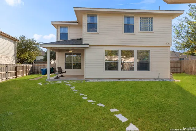 a front view of house with yard