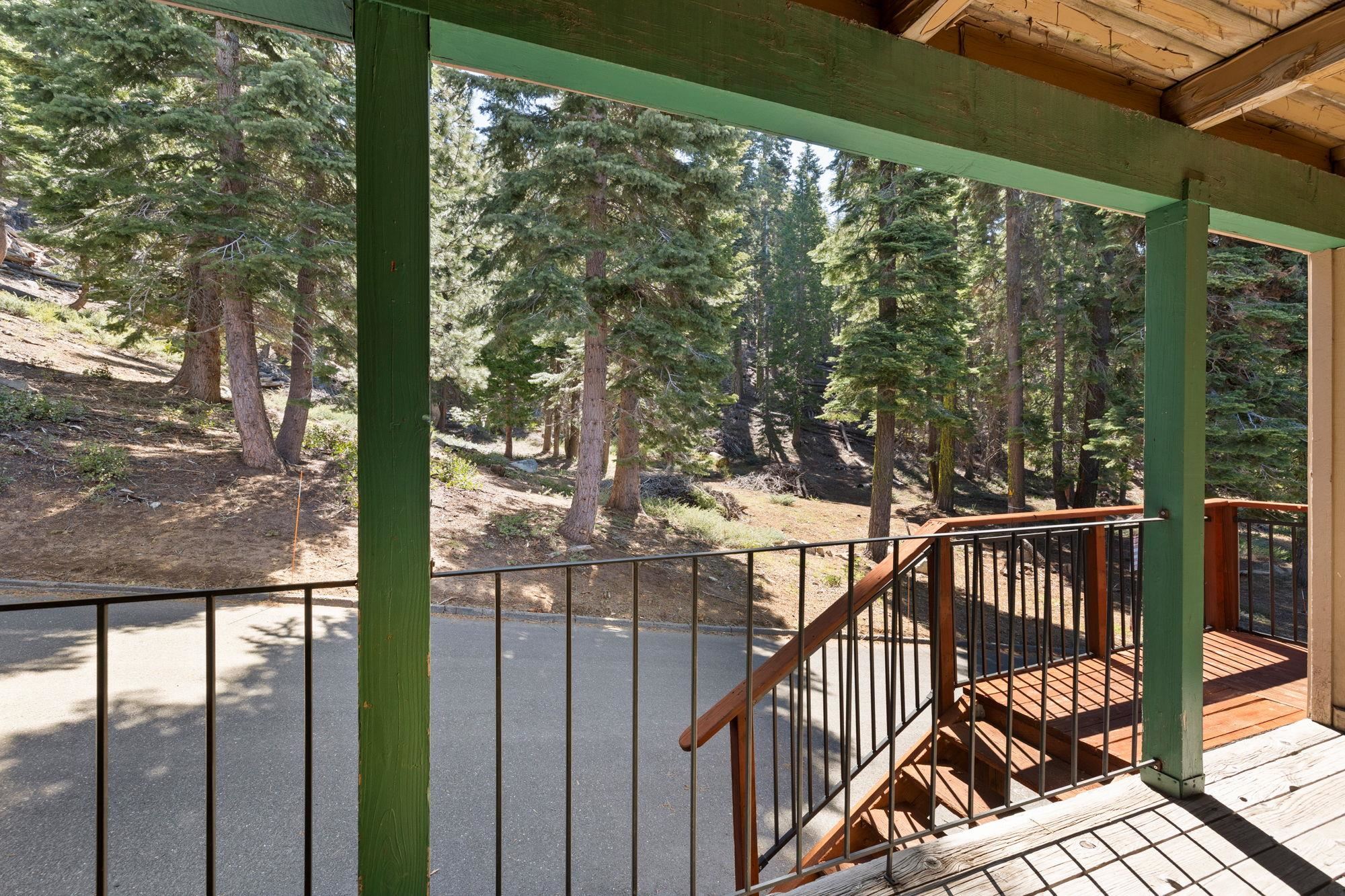 33757 Upper Leland Road, Unit B Pinecrest, CA 95364 - Photo 24 of 39 a view of a balcony