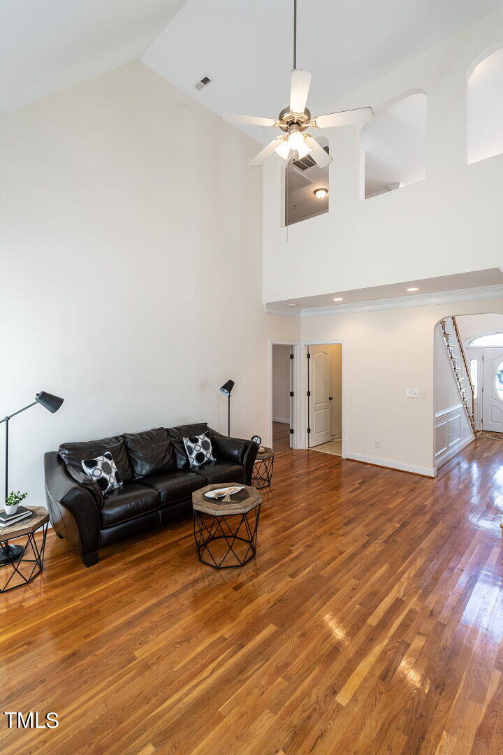 716 2 Brothers Run Raleigh, NC 27603 - Photo 26 of 43 Living Room & Balcony