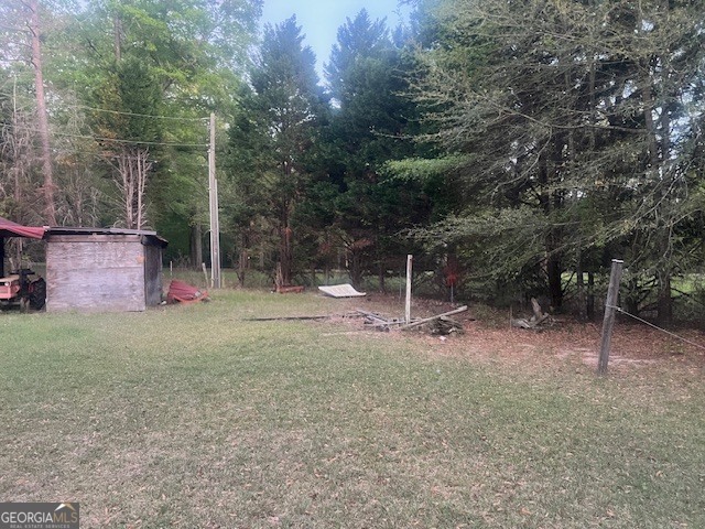 9742 South Sparta Davisboro Road Warthen, GA 31094 - Photo 16 of 39 a backyard of a house with entertaining space