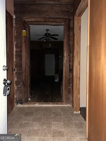 a view of an entryway door