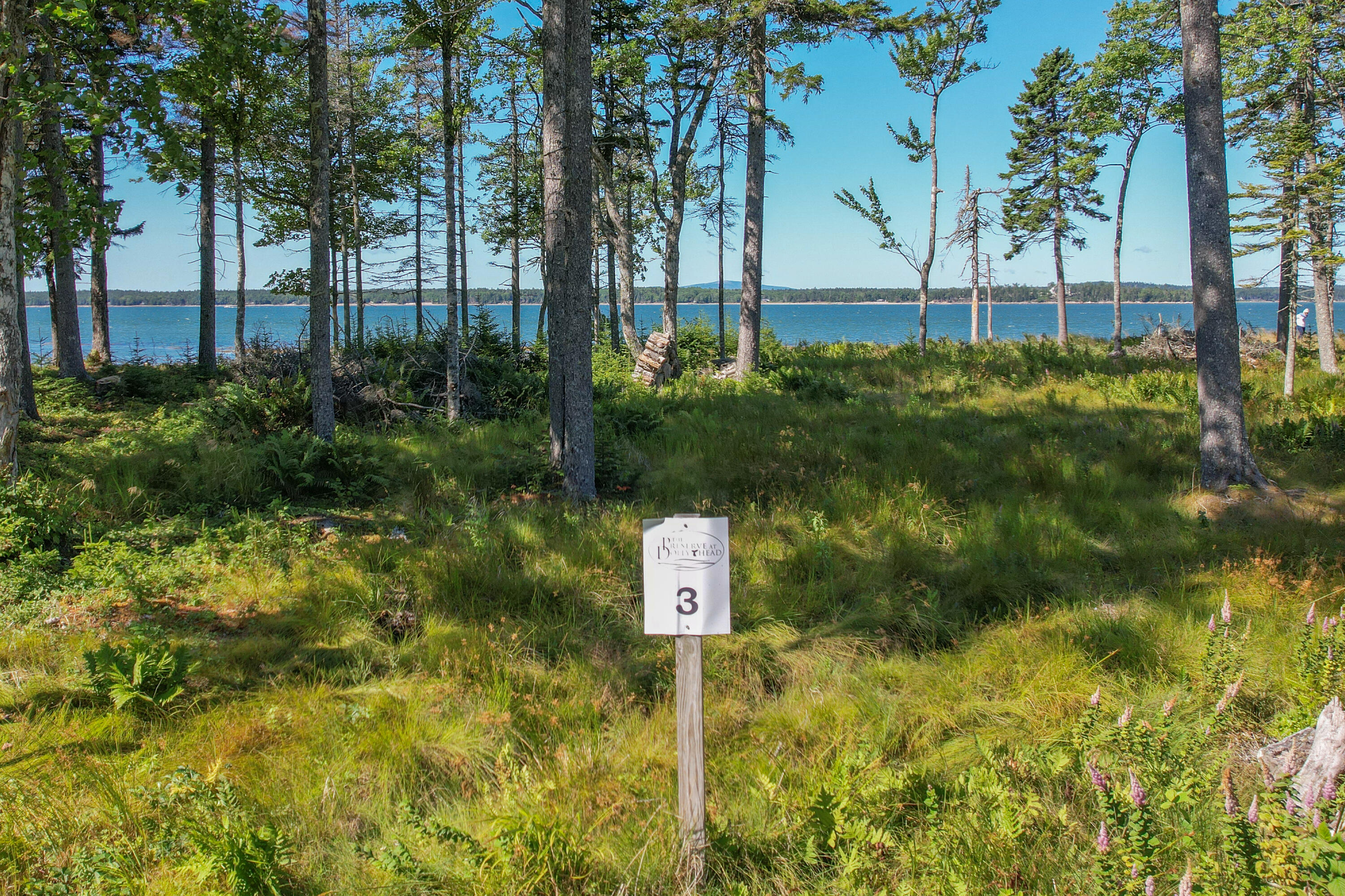 102 Estates Road, Unit LOT #3 Steuben, ME 04680 - Photo 12 of 14 Lot number sign.