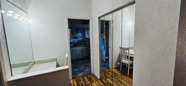 a view of walk in closet