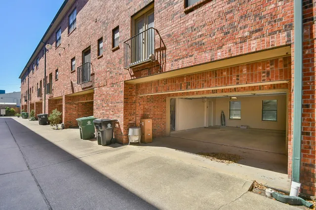 a front view of a building