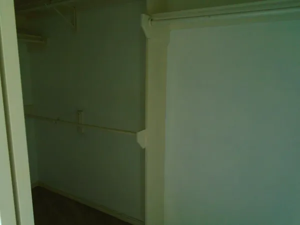 a close up view of door