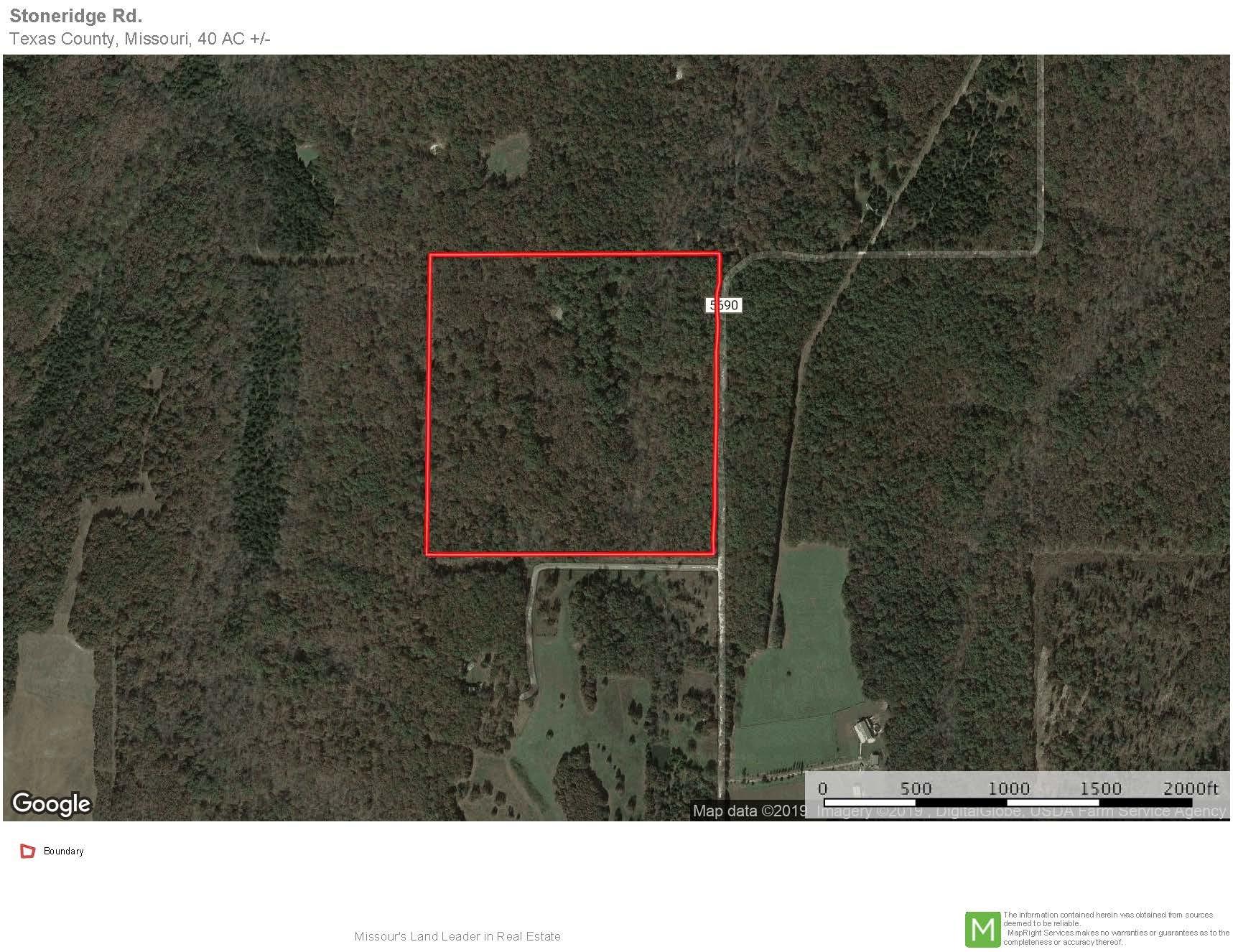 Tbd Stone Ridge Road Huggins, MO 65484 - Photo 1 of 1 Aerial mls