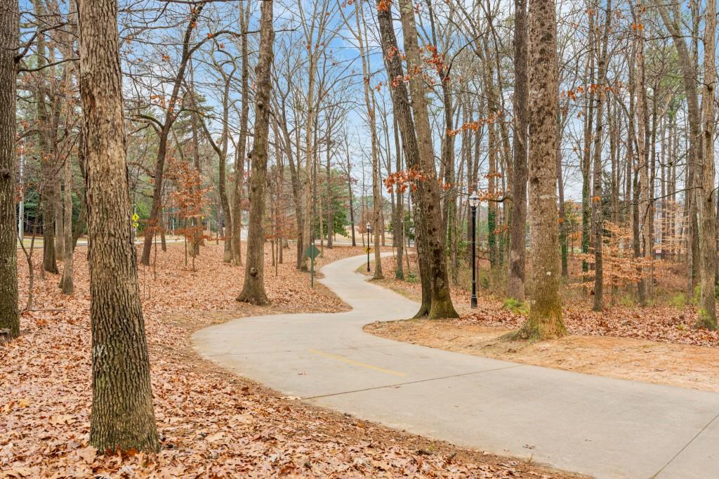 2368 Peeler Road Dunwoody, GA 30338 - Photo 37 of 47 a view of tall trees with a yard