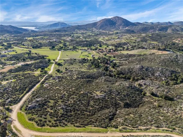 a view of city and mountain