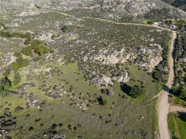 a view of a yard with an outdoor space