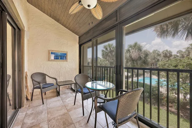 a view of a room with furniture window and outside view