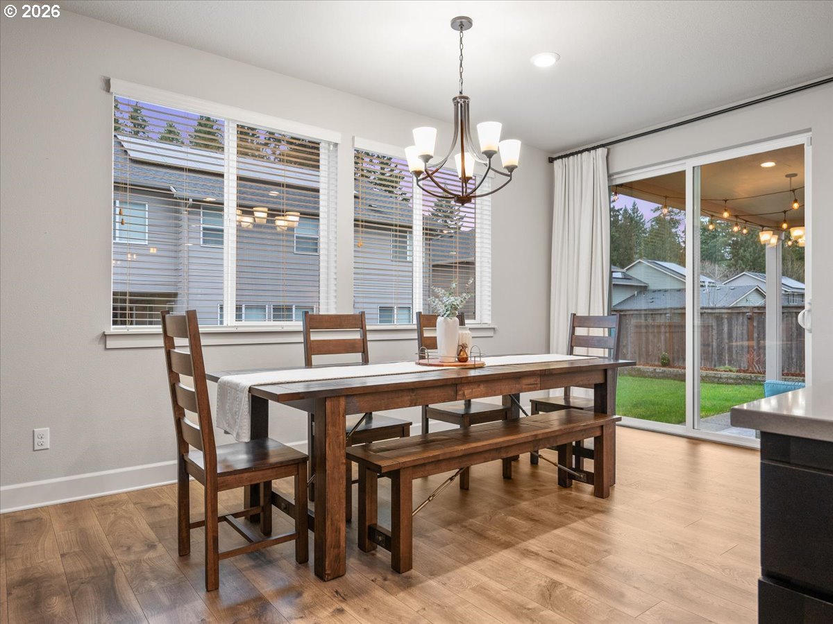 602 Northeast 149th Way Vancouver, WA 98685 - Photo 21 of 48 a view of a dining room with furniture window and wooden floor