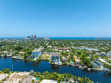 an aerial view of a city with lots of residential buildings