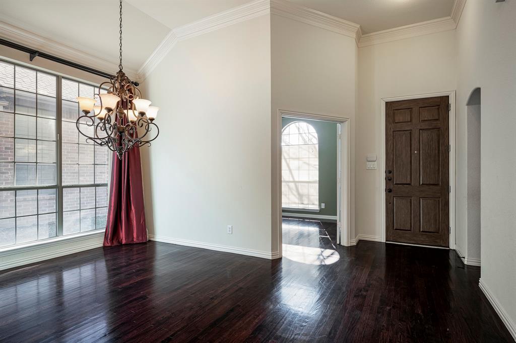 1138 Amy Drive Allen, TX 75013 - Photo 3 of 26 a view of entryway with wooden floor