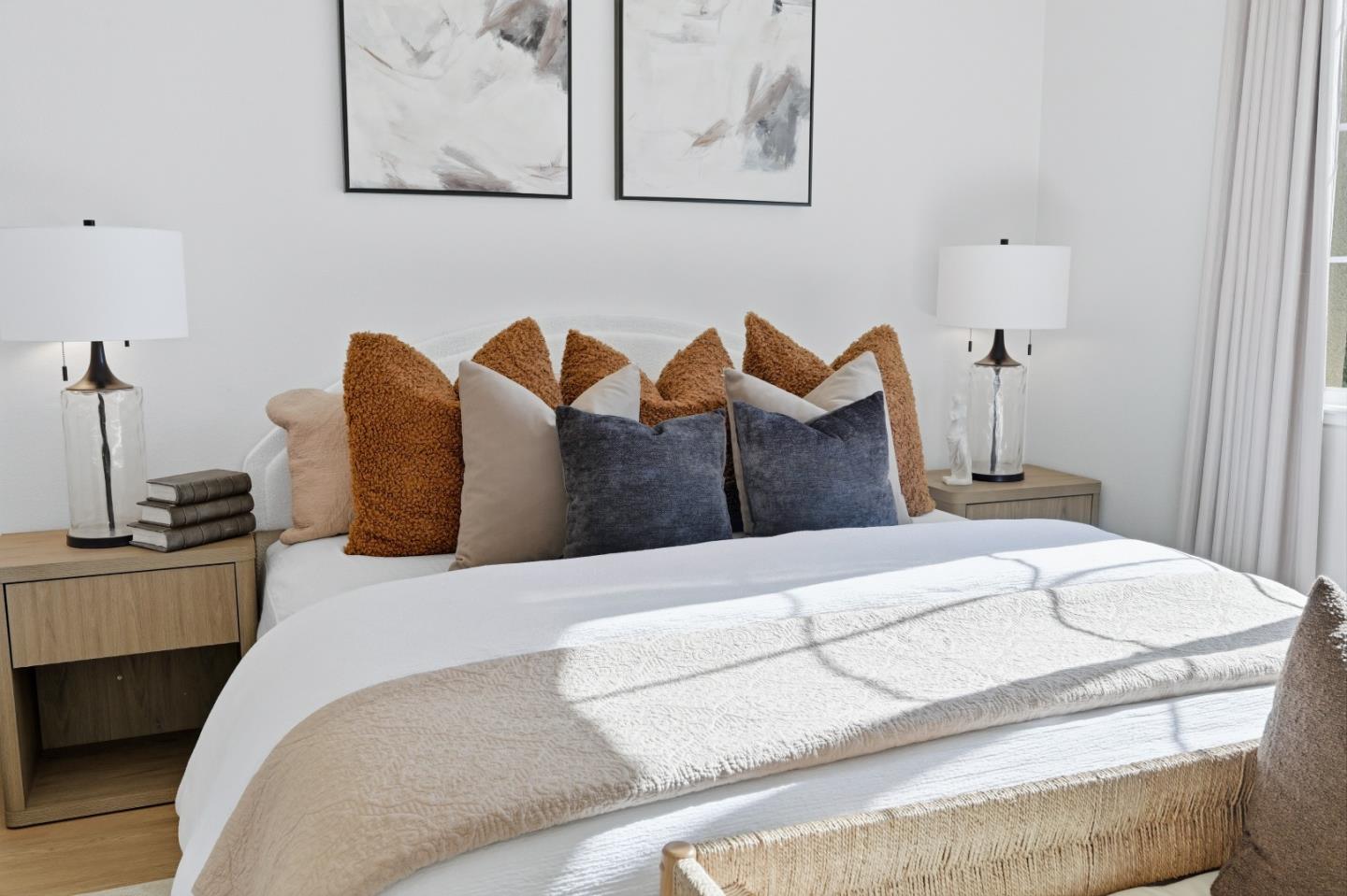 35005 11th Street Union City, CA 94587 - Photo 42 of 80 a bed sitting in a bedroom and table