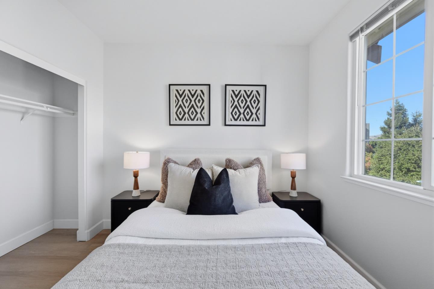 35005 11th Street Union City, CA 94587 - Photo 57 of 80 a bedroom with a bed and a night stand