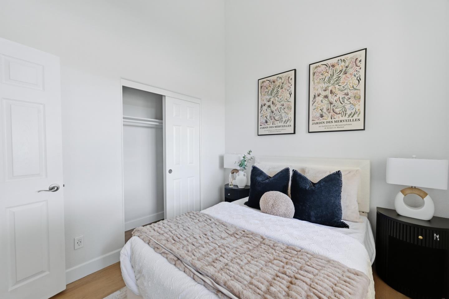 35005 11th Street Union City, CA 94587 - Photo 69 of 80 a bedroom with a bed and wooden floor