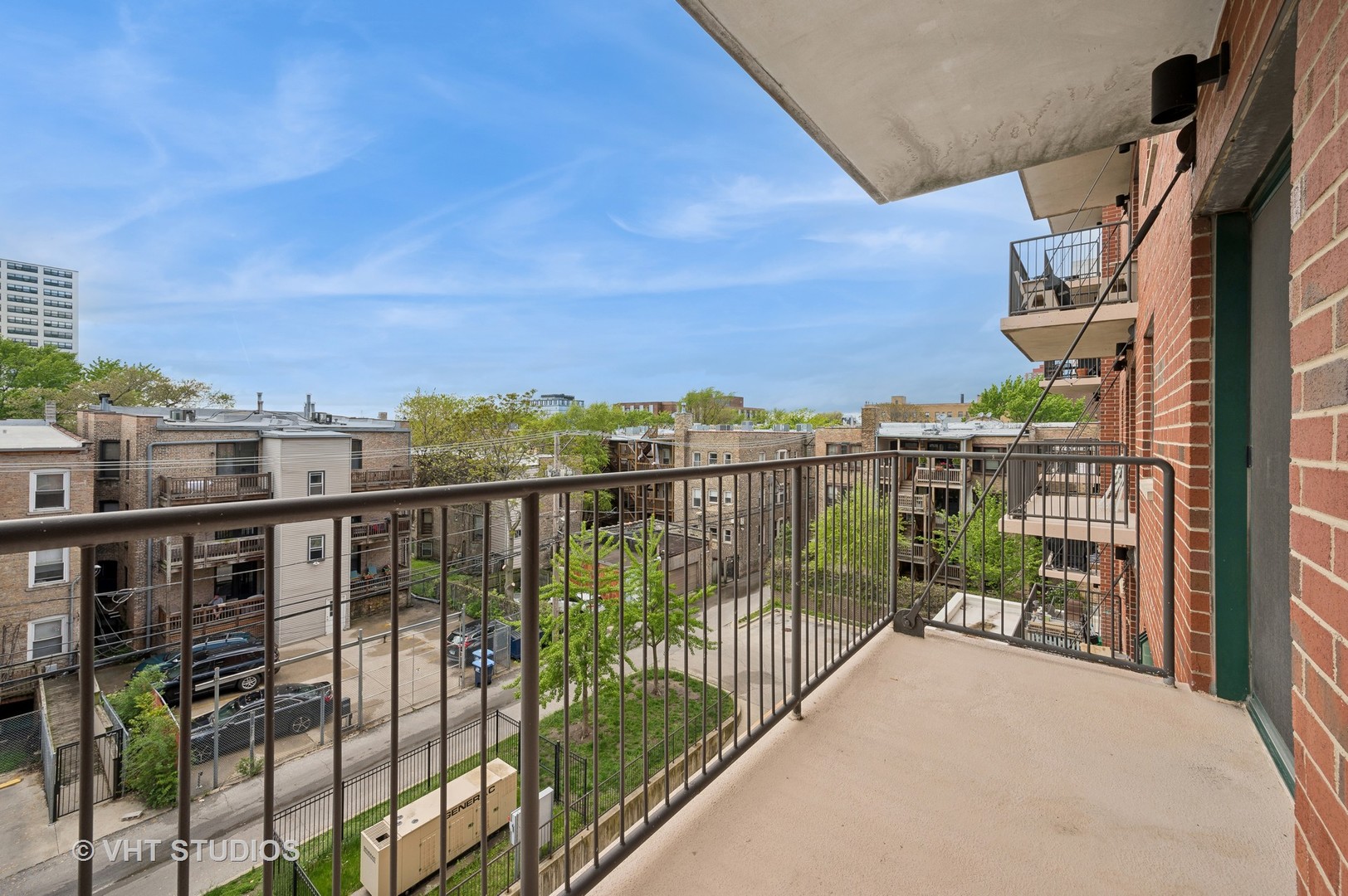 4848 North Sheridan Road, Unit 403 Chicago, IL 60640 - Photo 19 of 21 a view of city from balcony
